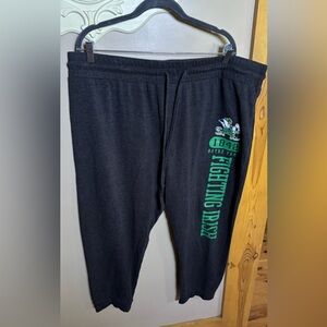 Sideline Apparel Notre Dame Fighting Irish Women's Sweatpants Charcoal Size XXL